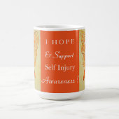Zelf letsel Bewustmaking Ribbon Angel - Aangepaste Koffiemok (Center)