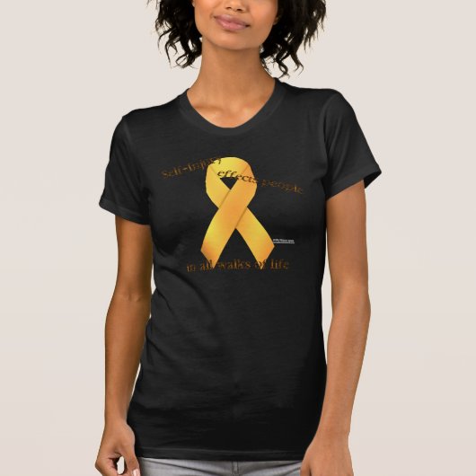 Zelf-letsel, lint dames Twofer T-Shirt (Voorkant)
