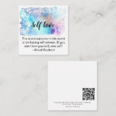 *~* Zelf Liefde AP62 Liefde Yourself Vlakke Nota K Notitiekaartje (Voorkant / Achterkant)