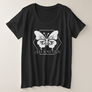 Zelf Liefde Club Inspirerende Vlinder T-shirt