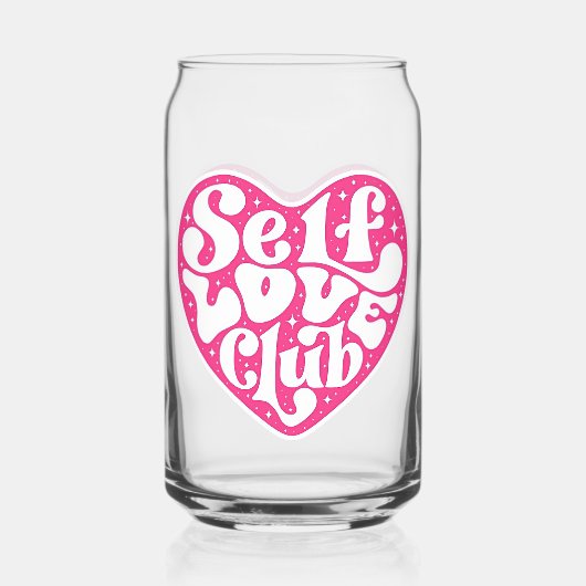 Zelf Liefde Club Kan Glas (Voorkant)