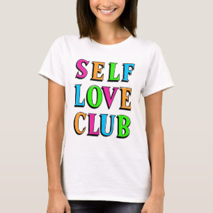 Zelf liefde club Neon Rainbow T-shirt