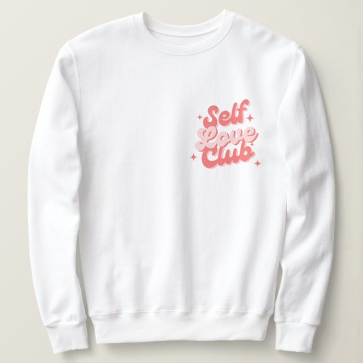 Zelf Liefde Club Sweater (Design voorkant)
