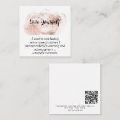 *~* Zelf Liefde CORCORAN AP62 Vlakke Nota Kaart Notitiekaartje (Voorkant / Achterkant)