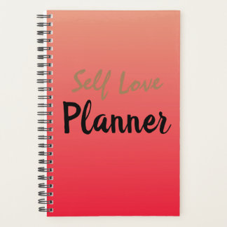Zelf-liefde en zelfzorgplanner planner