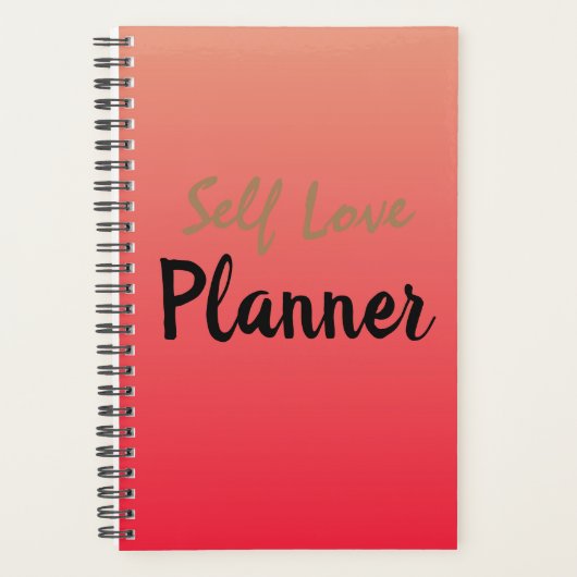 Zelf-liefde en zelfzorgplanner planner (Voorkant)