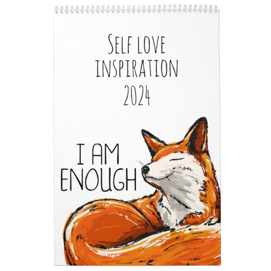Zelf liefde inspiratie 2024 kalender (Hoes)