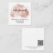 *~* Zelf Liefde Inspiratie AP62 Vlakke Nota Kaart Notitiekaartje (Voorkant / Achterkant)