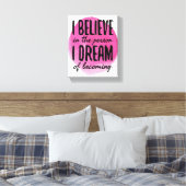 zelf-liefde motivatie woorden voor zelfzorg canvas afdruk (Insitu (Slaapkamer))