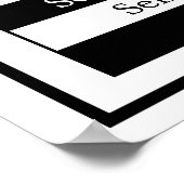 "Zelf Liefde" Prachtig Bloemen Poster. Poster (Hoek)