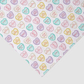 Zelf-liefdesharten - White Tissue Paper Tissuepapier (Detail)