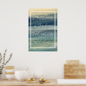 Zelf Motivatie citaten, persistentie is de sleutel Poster (Keuken)