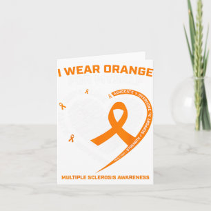 Zelf multipele sclerose Draag Sinaasappel MS Kaart