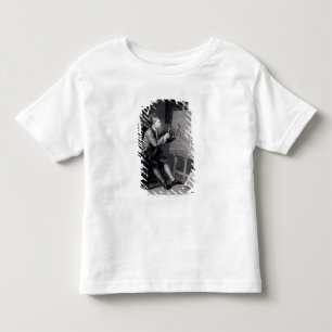 Zelf portret die de Comic Muse schildert Kinder Shirts