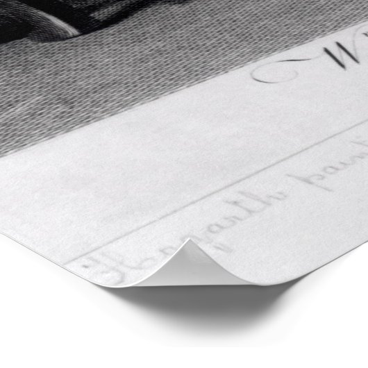 Zelf portret die de Comic Muse schildert Poster (Hoek)