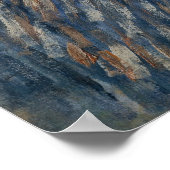 Zelf-portret met grijs Pet van Gogh Poster (Hoek)