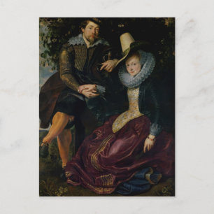 Zelf portret met Isabella Brandt Briefkaart