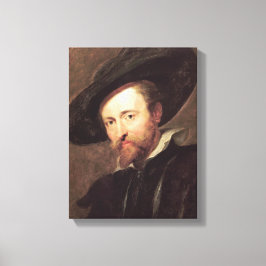 Zelf Portret Peter Paul Rubens schilderij Canvas Afdruk