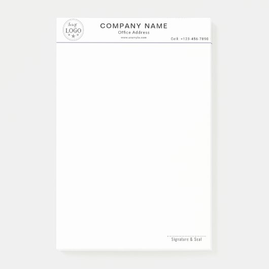 zelf samengesteld op maat post-it® notes (Voorkant)