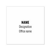 zelf samengesteld op maat  zelfinktende stempel (Design)