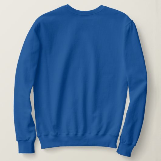 Zelf sweatshirt (Design achterkant)