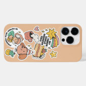 ZELF VERLIES STICKERS MIJN BINNERCHILD DEZE iPhone HOESJE (Achterkant horizontaal)