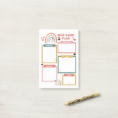 Zelf-verzorging post it post-it® notes (Op bureau)