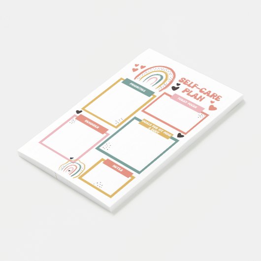 Zelf-verzorging post it post-it® notes (Schuin)