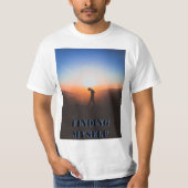 Zelf vinden Sunset & Butterfly Graphic T-shirt (Voorkant)