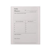 Zelf-zorg-dagplanner/lijst uitvoeren notitieblok (Linkerzijde)