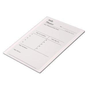 Zelf-zorg-dagplanner/lijst uitvoeren notitieblok