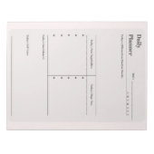 Zelf-zorg-dagplanner/lijst uitvoeren notitieblok (Voorkant)