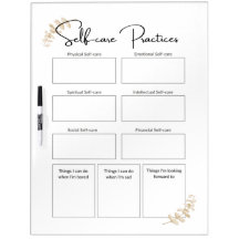 Zelf-zorgpraktijken Visie Board