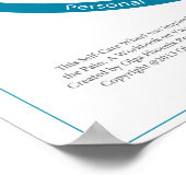 Zelf-zorgwielPoster Poster (Hoek)