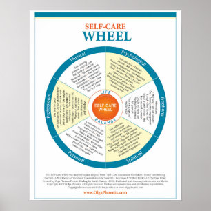 Zelf-zorgwielPoster Poster