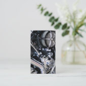 Zelfaanpassingshop motorfietsen visitekaartje (Staand voorkant)