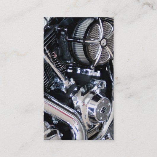 Zelfaanpassingshop motorfietsen visitekaartje (Voorkant)