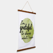 zelfacceptatie inspirerend vibes hangend wandkleed (Gebogen)
