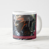 "Zelfbeheersing is JOUW Superkracht" Grote Koffiekop (Voorkant rechts)