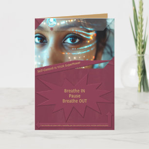 Zelfbeheersing is jouw Superpower Bedankkaart