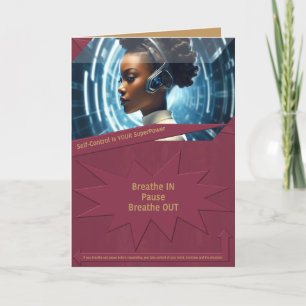 Zelfbeheersing is jouw Superpower Bedankkaart