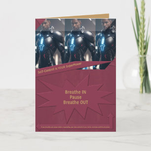 Zelfbeheersing is jouw Superpower Bedankkaart