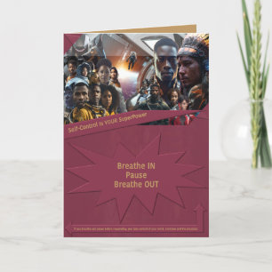 Zelfbeheersing is jouw Superpower Bedankkaart