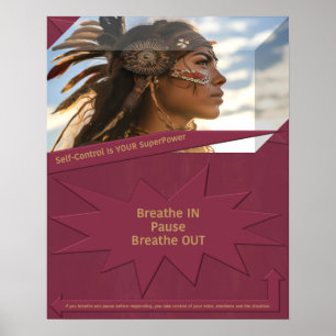 Zelfbeheersing is jouw Superpower Poster