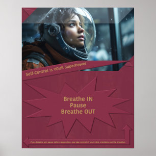 Zelfbeheersing is jouw Superpower Poster