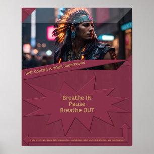 Zelfbeheersing is jouw Superpower Poster
