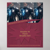 Zelfbeheersing is jouw Superpower Poster (Voorkant)