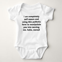 zelfbewust baby romper