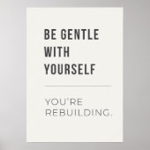 Zelfcompassie decor. Mentale welzijn Poster (Voorkant)