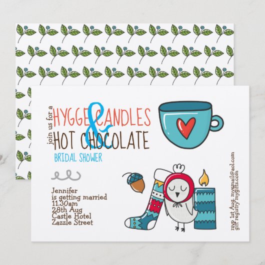 ZELFDE BRILOFTSSHOWER OF ELKE GELEGENHEID KRAFT KAART (Voorkant / Achterkant)